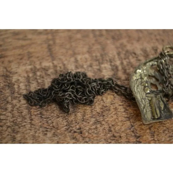 Pretty Elephant Pendant on Long Chain - Picture 5 of 9